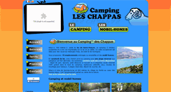 Desktop Screenshot of camping-les-chappas.com